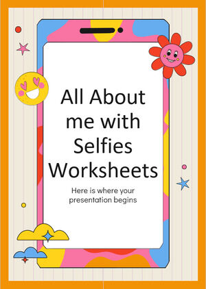 All About Me with Selfies Worksheets