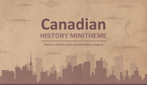 التاريخ الكندي Minitheme