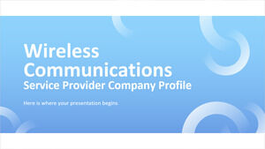 무선 통신 서비스 공급자 회사 프로필