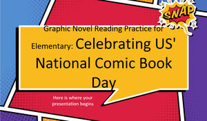 Graphic Novel Reading Practice for Elementary: Celebrating US' National Comic Book Day