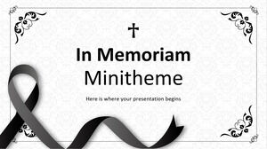 In Memoriam Minitheme