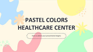 Centro de saúde de cores pastel