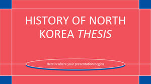 Tesi di Storia della Corea del Nord