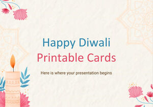 Carte stampabili Happy Diwali