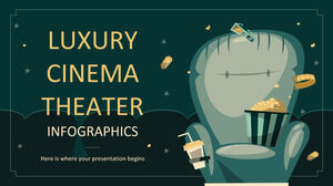 Infografica del Pitch Deck del cinema di lusso