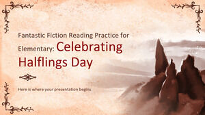 Pratica di lettura di narrativa fantastica per la scuola elementare: Celebrazione del giorno degli Halfling