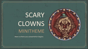 Minithème Clowns Effrayants