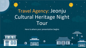 Travel Agency: Jeonju Cultural Heritage Night Tour