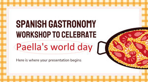 Workshop de Gastronomia Espanhola para Comemorar o Dia Mundial da Paella