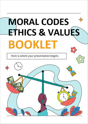 도덕 규범 윤리 및 가치 소책자