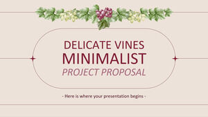 Предложение минималистского проекта Delicate Vines
