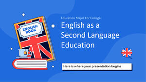 Jurusan Pendidikan Untuk Perguruan Tinggi: Pendidikan Bahasa Inggris sebagai Bahasa Kedua