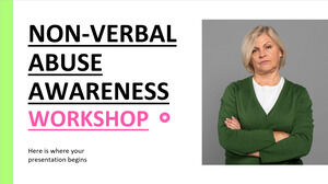 Workshop de conscientização sobre abuso não verbal