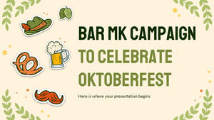 Bar MK Campaign to Celebrate Oktoberfest