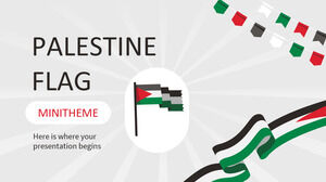 Palästina-Flaggen-Minithema