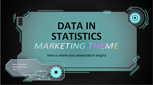 Dados no tema de marketing de estatísticas
