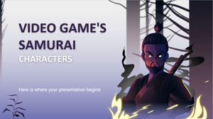 Personaggi samurai del videogioco