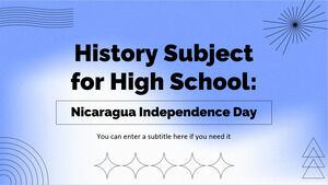 고등학교 역사 과목: 니카라과 독립 기념일
