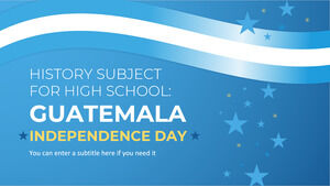고등학교 역사 과목: 과테말라 독립기념일
