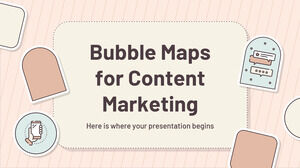 コンテンツ マーケティングのバブル マップ