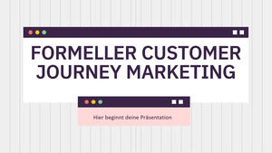 Formal Customer Journey Marketing Plan