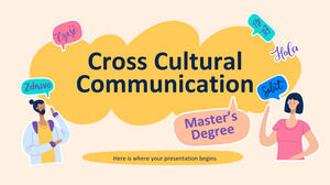 Kültürlerarası İletişim Yüksek Lisans Derecesi