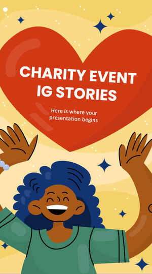 Eventos de caridade IG Stories