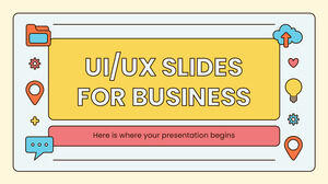 Slides de UI/UX para empresas