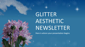 Newsletter estetica glitterata