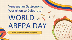 Oficina de gastronomia venezuelana para comemorar o Dia Mundial de Arepa