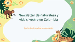 コロンビアの自然と野生生物のニュースレター