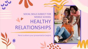 中学社会技能科目：健康的人际关系