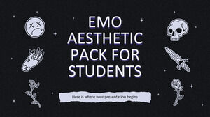 Pacote Estético Emo para Estudantes