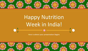 Săptămâna nutriției fericită în India!