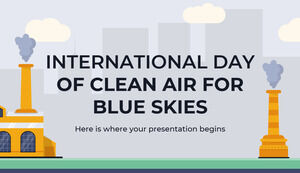 Internationaler Tag der sauberen Luft für blauen Himmel