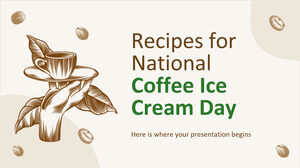 Rețete pentru Ziua Națională a Înghețatei de Cafea