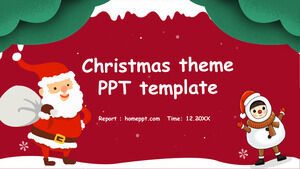 Cartoon style Christmas PowerPoint Templates