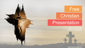Template PowerPoint untuk tema Kristen tentang Yesus