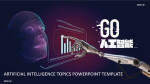 Szablony prezentacji PowerPoint z motywem sztucznej inteligencji