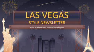Buletin informativ stil Las Vegas