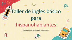 Workshop „Grundlegendes Englisch für hispanische Sprecher“.