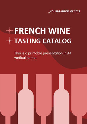 Catalogue de dégustation de vins français