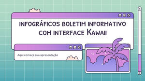 Kawaii Interface Newsletter Infographics