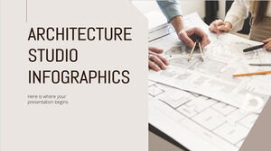 Infografía de estudio de arquitectura