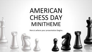 Amerykański minimotyw dnia szachowego