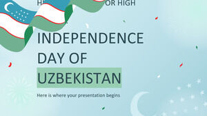 Matéria de História para o Ensino Médio: Dia da Independência do Uzbequistão