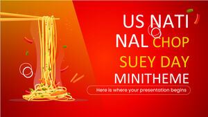 Minitema del giorno nazionale di Chop Suey degli Stati Uniti