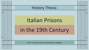 vTese de História: Prisões italianas no século XIX