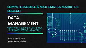 Informatică și matematică Major pentru colegiu: Tehnologia de gestionare a datelor