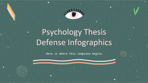 Infografiken zur Verteidigung von Psychologie-Abschlussarbeiten